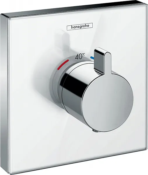 Термостат Hansgrohe ShowerSelect Glass Highflow 15734400 для душа с внутренней частью фото 1