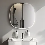 Зеркало AM.PM Func 80x80 M8FMOX0801WGS с подсветкой фото 3