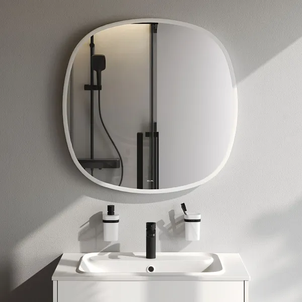 Зеркало AM.PM Func 80x80 M8FMOX0801WGS с подсветкой фото 3