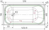 Чугунная ванна Универсал Ностальжи 140x70 фото 4