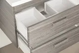 Тумба с раковиной Style Line Лотос 80 подвесная шелк зебрано фото 5