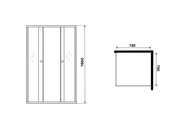 Душевой уголок Niagara Eco NG-1008-14QT фото 5
