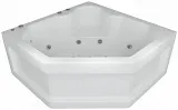 Акриловая ванна Aquatek Лира 150x150 LIR150-0000032 вклеенный каркас фото 3