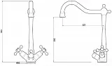 Смеситель ZorG Sanitary ZR 515 YF BR для кухонной мойки фото 2