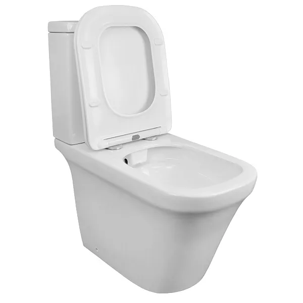 Унитаз-компакт Azario Candy AZ-1503B напольный безободковый с сиденьем микролифт фото 3