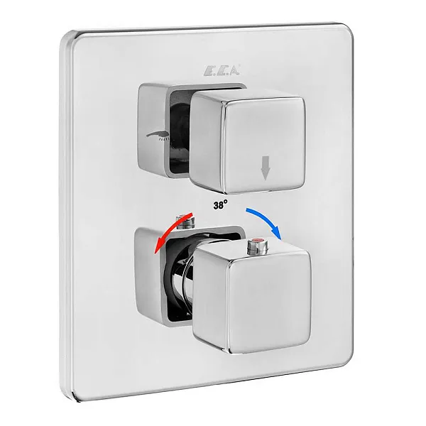 Смеситель E.C.A. Thermostatic 102167216EX-KDE для душа фото 1