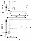 Смеситель Iddis Bridge BRDSB02i10WA универсальный фото 3