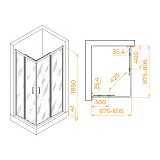 Душевой уголок RGW Passage 020814679-11 фото 5