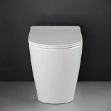 Напольный приставной унитаз Highlight Rimless CN1812 фото 5