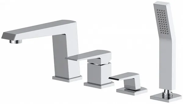 Смеситель BelBagno Arlie ARL-VIM4-CRM для ванны с душем фото 1