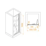 Душевая дверь RGW Passage 06082107-14 фото 5