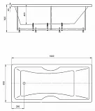Акриловая ванна Aquatek Феникс 180x85 FEN180-0000069 слив слева фото 6