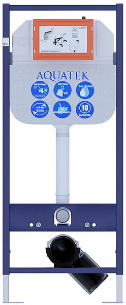 Инсталляция для унитаза Aquatek Standart 45 INS-0000008 фото 1