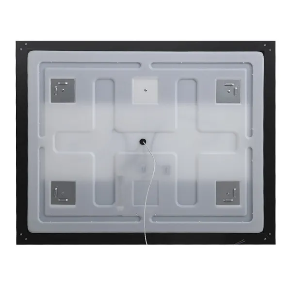 Зеркало BelBagno Kraft 120x80 SPC-KRAFT-1200-800-SENS-NERO с подсветкой фото 3