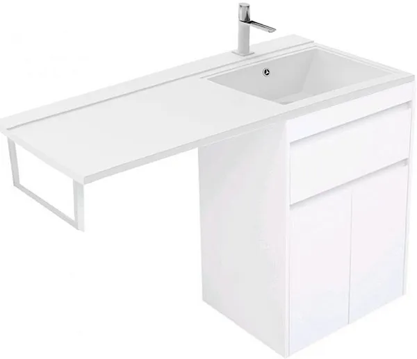 Тумба c раковиной Aquanet Токио 120 239210 правая напольная фото 1