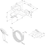 Смеситель Am.Pm X-Joy F85A15000 для ванны с душем фото 7
