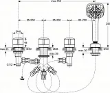 Смеситель Ideal Standard Melange A4292AA на борт ванны фото 2