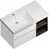 Раковина Kerama Marazzi Cubo 90 см CU.wb.90lh левая фото 2