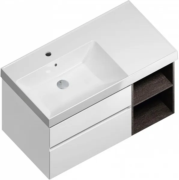 Раковина Kerama Marazzi Cubo 90 см CU.wb.90lh левая фото 2
