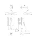 Комплект смесителей Lemark Allegro LM5922CW фото 2