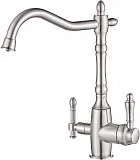 Смеситель Steel Hammer SH 812 SATIN для кухонной мойки фото 1