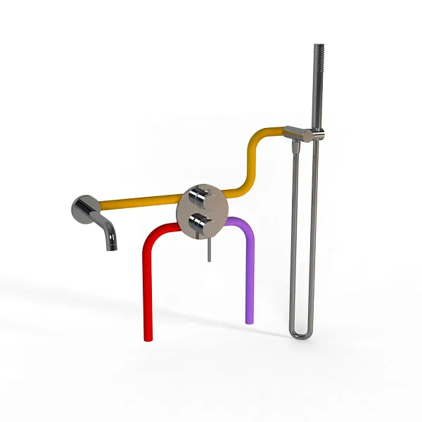 Душевой комплект PAINI Cox 78CRSET26911BATH фото 3