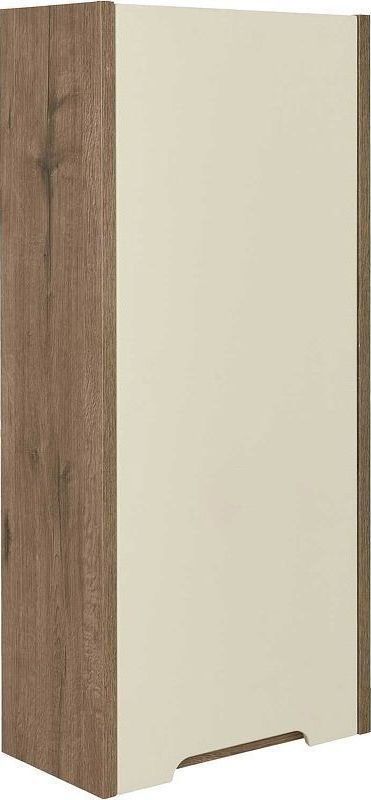 Шкаф-пенал Акватон Оливия 35x80 см тёмное дерево / бежевый 1A254703OLVGR правый