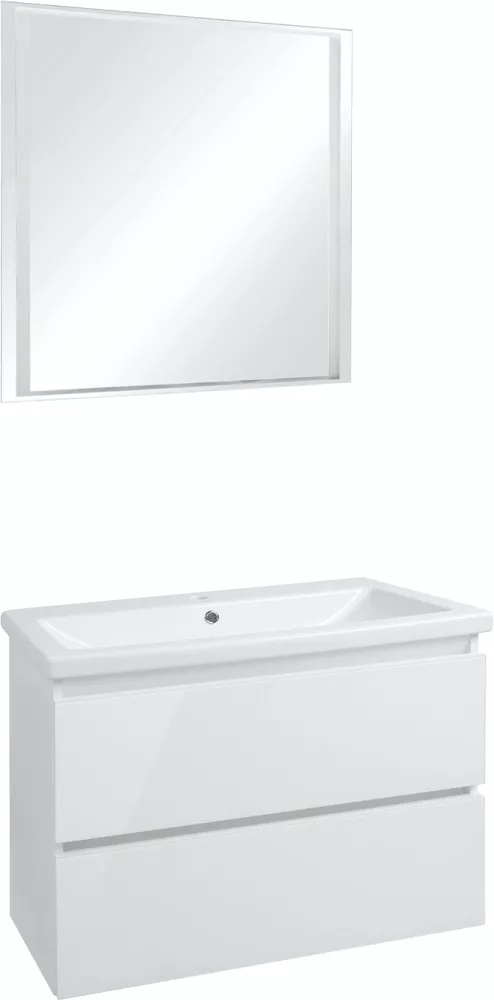 Мебель для ванной Style Line Даймонд 80 подвесная белая