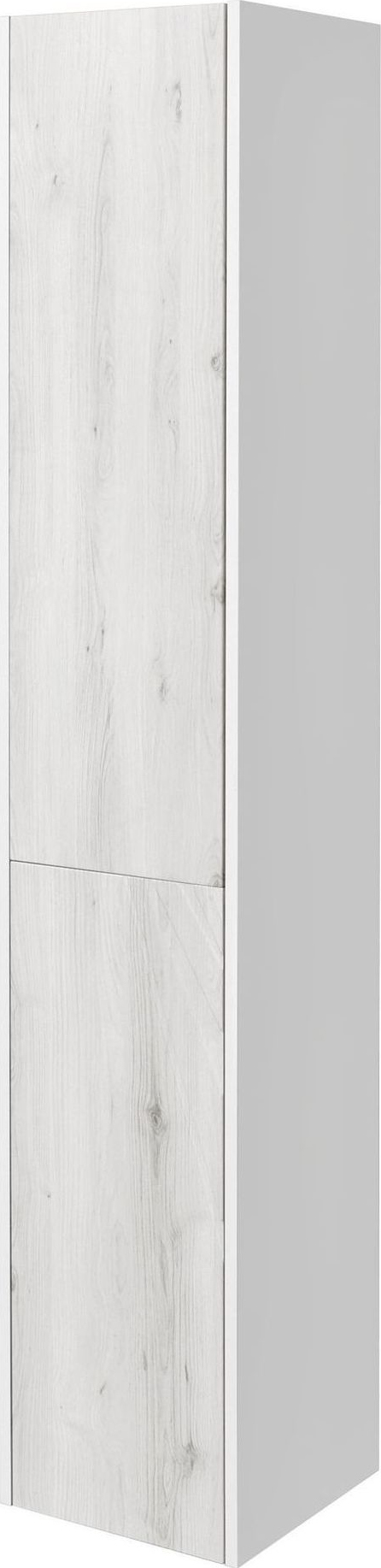 Шкаф-пенал Акватон Сакура 33x176 см белый / светлое дерево 1A219903SKW8L левый