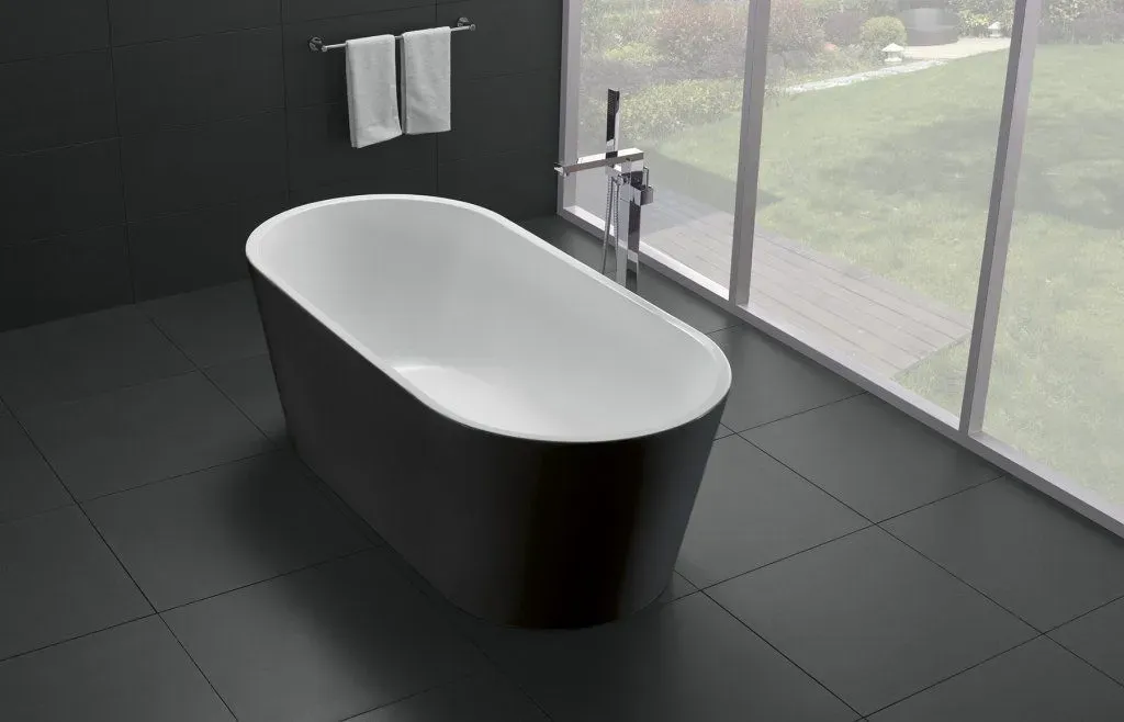 Акриловая ванна BelBagno 180x80 BB71-1800-NERO-W0