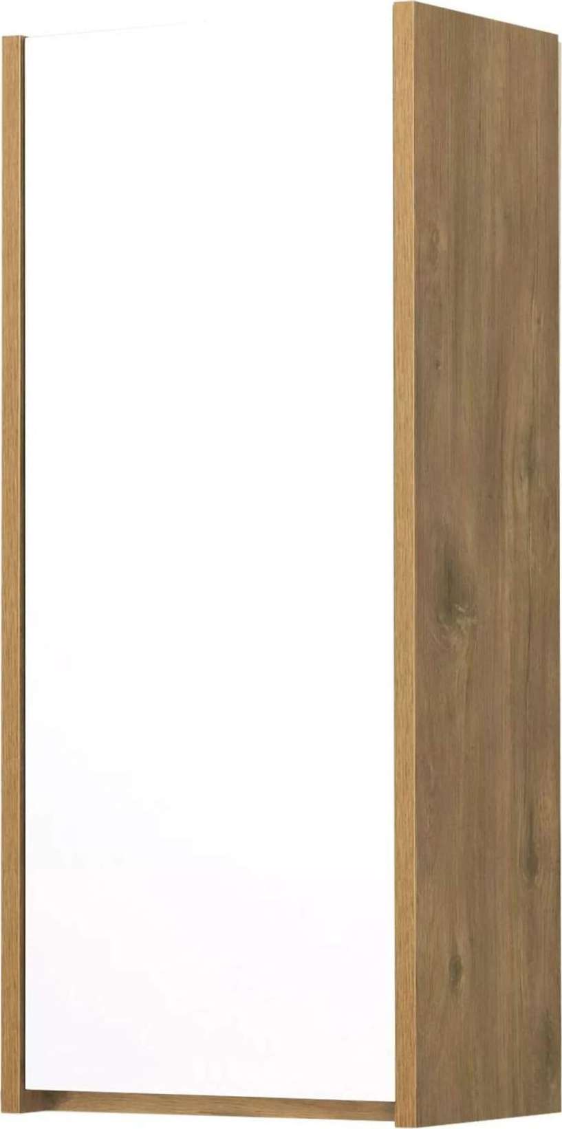 Шкаф-пенал Акватон Сканди 35x80 см белый / тёмное дерево 1A255003SDZ90