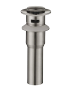 Донный клапан для раковины BelBagno BB-PCU-02-IN сталь