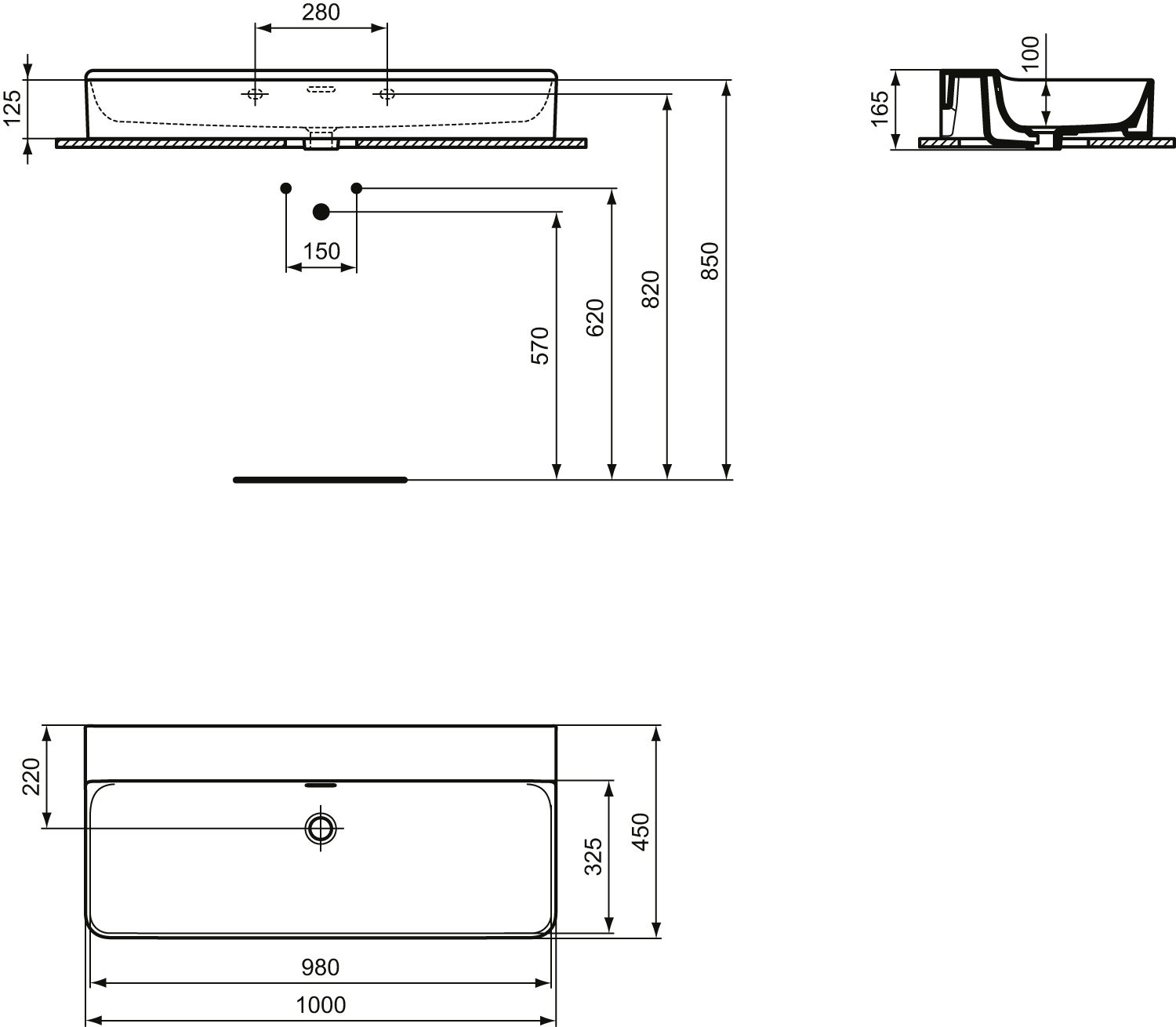 Раковина ideal Standard strada II 60 см t363801