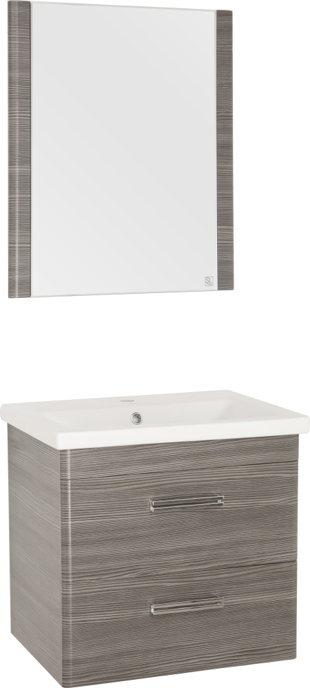 Мебель для ванной Style Line Лотос 60 подвесная шелк зебрано