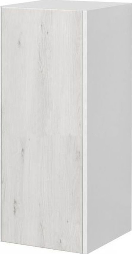 Шкаф-пенал Акватон Сакура 33x99 см белый / светлое дерево 1A220803SKW8R правый