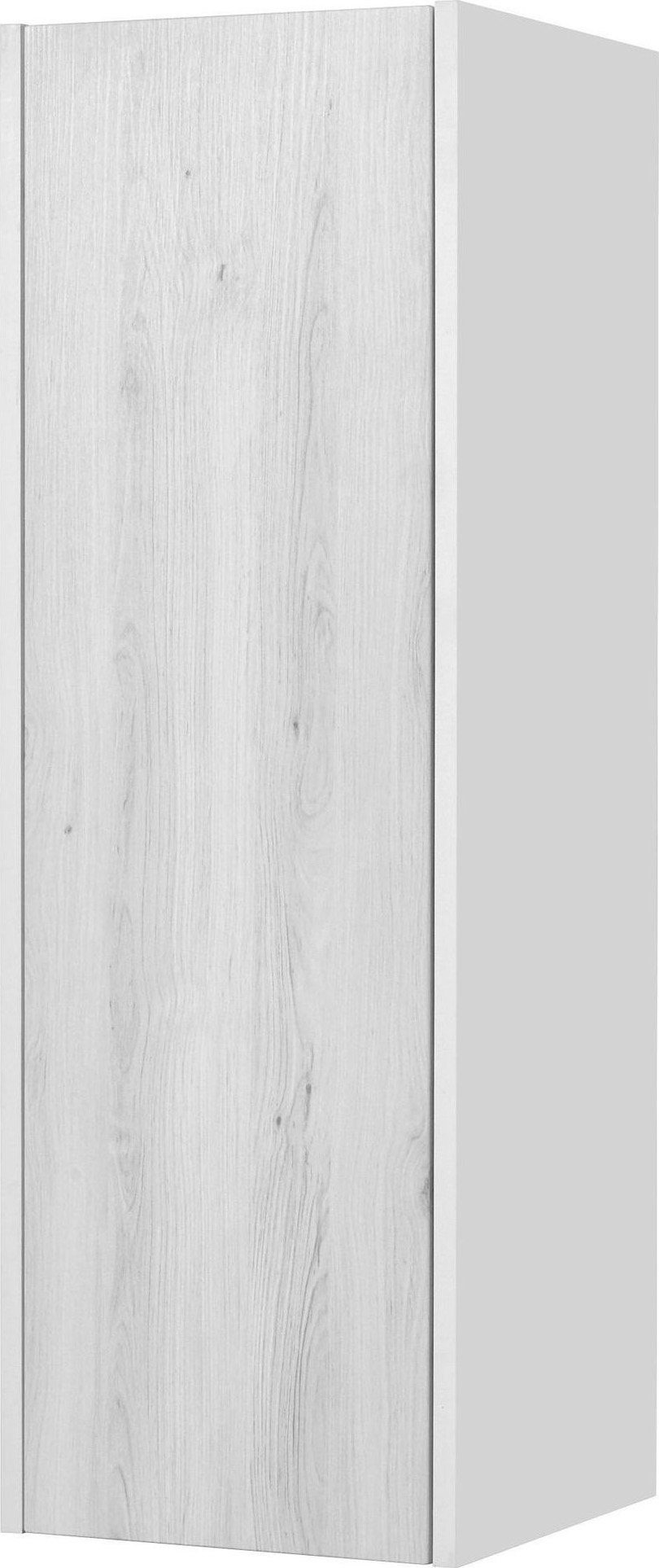 Шкаф-пенал Акватон Сакура 33x99 см белый / светлое дерево 1A220803SKW8L левый
