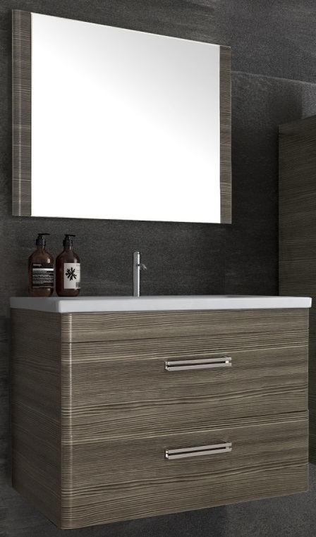 Мебель для ванной Style Line Лотос 80 подвесная шелк зебрано