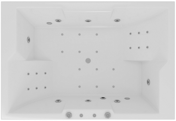 Акриловая ванна Aquatek Дорадо 190x130 DOR190-0000002 вклеенный каркас фото 3
