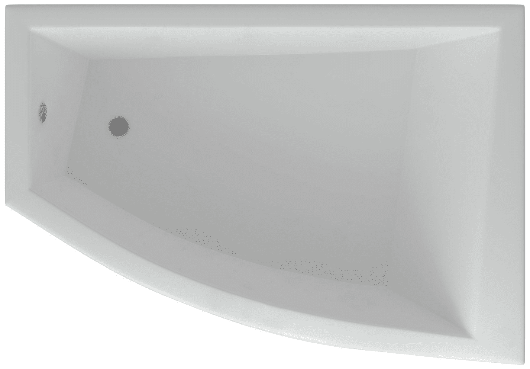 Акриловая ванна Aquatek Оракул 180x125 ORK180-0000009 правая вклеенный каркас