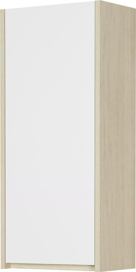 Шкаф-пенал Акватон Сканди 35x80 см белый / светлое дерево 1A255003SDB20
