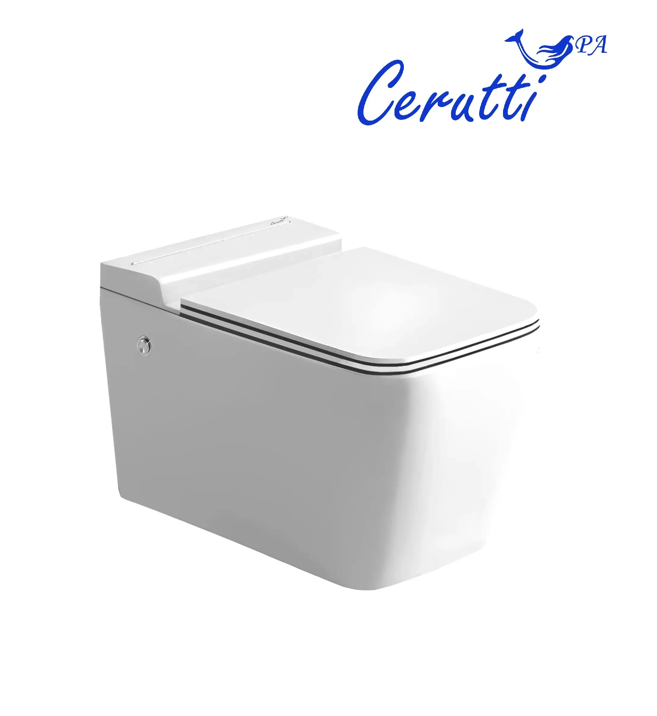 Унитаз Ceruttispa Maiella Aria CT10191 подвесной безободковый с микролифтом