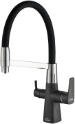 Смеситель Steel Hammer SH 818-6 BLACK CR для кухонной мойки