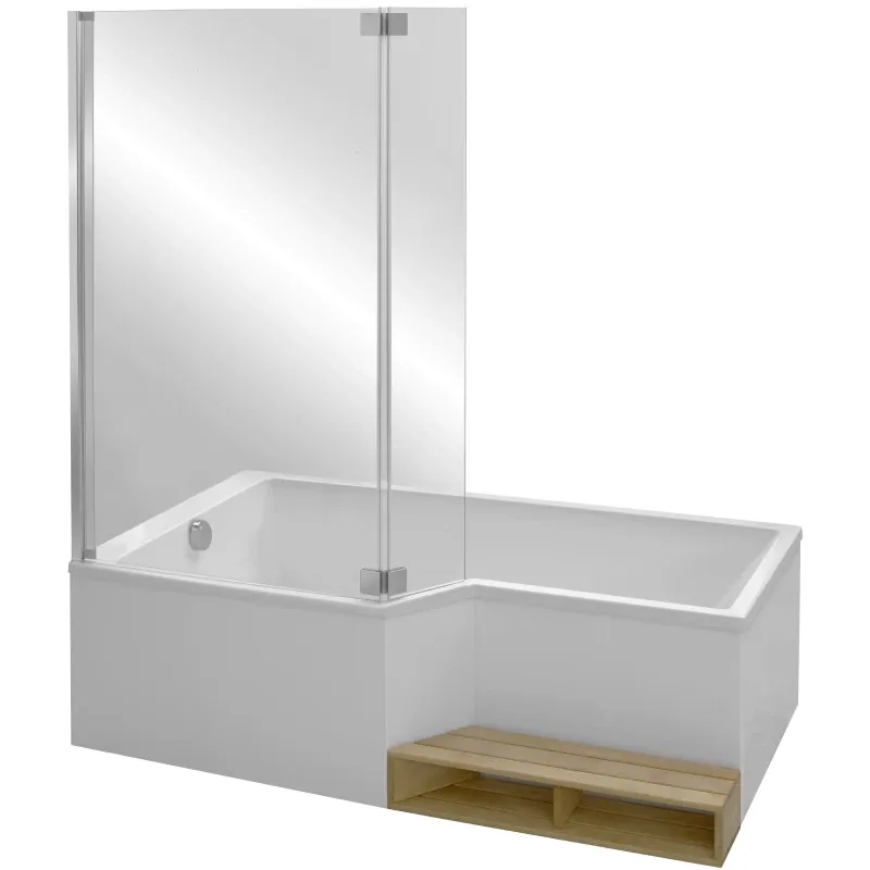 Душевая шторка на ванну Jacob Delafon Bain-Douche Neo 115x140 E4930-GA