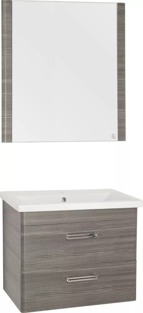 Мебель для ванной Style Line Лотос 70 подвесная шелк зебрано