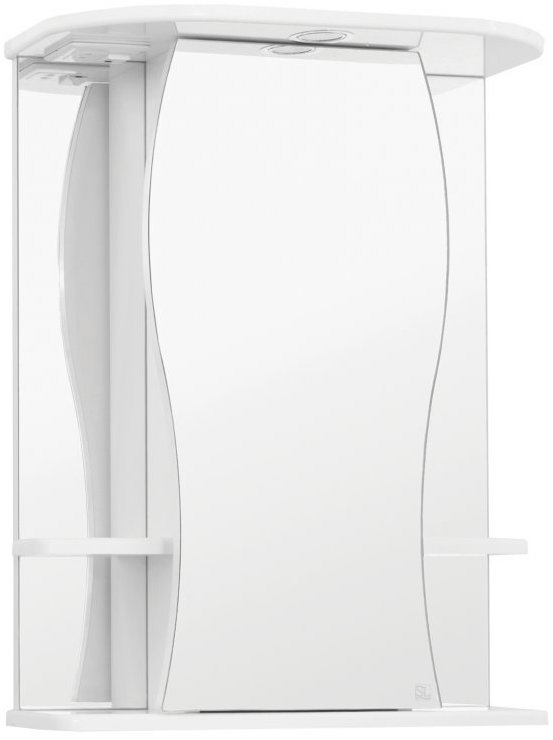 Зеркало-шкаф Style Line Лорена 55x73 ЛС-00000120 с подсветкой