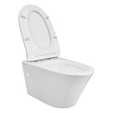 Унитаз Creo Ceramique CR1100NR подвесной безободковый с сиденьем микролифт фото 3