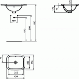 Раковина Ideal Standard Connect 42 см E505601 фото 2