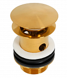 Донный клапан для раковины Cezares Eco ECO-SAT-BORO золото фото 2