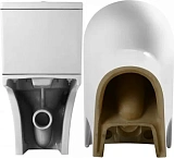 Унитаз-компакт Watersense Lalina Vortex W00749 напольный безободковый с микролифтом фото 14