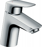 Смеситель Hansgrohe Logis 71074000 для раковины с донным клапаном фото 1